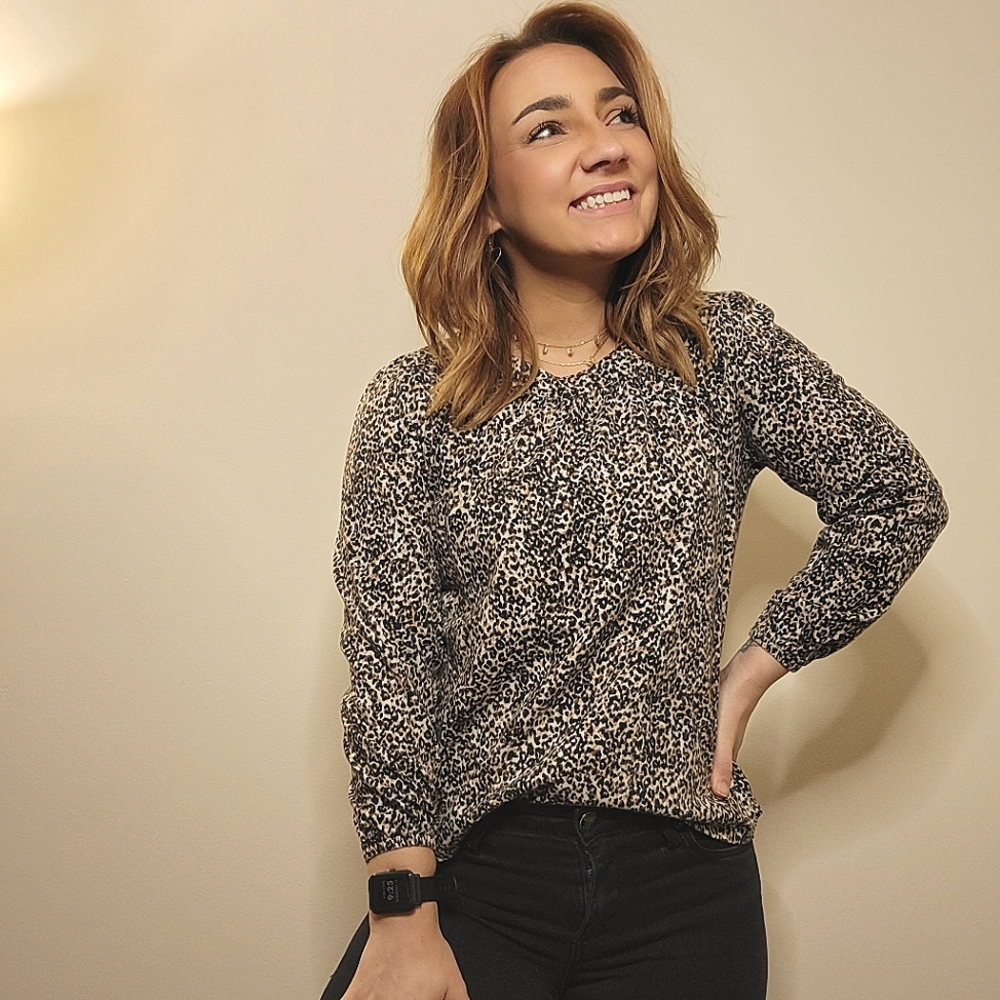 Leopard Blouse